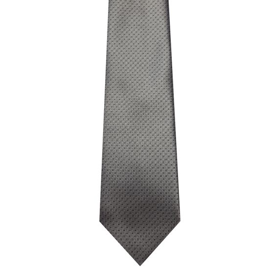 Wedding Tie in Polyester Square Circle Pattern Long