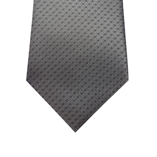Wedding Tie in Polyester Square Circle Pattern