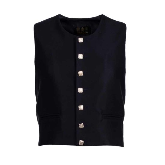 Sherrifmuir Waistcoat in Navy Barathea