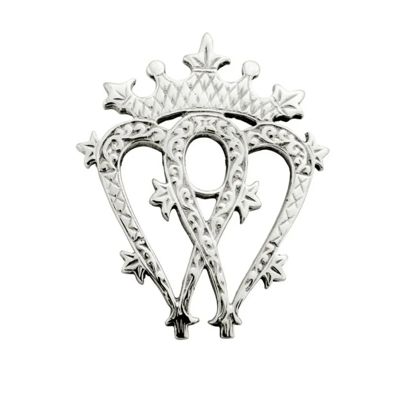 Broche Luckenbooth En Argent Sterling 925 - Bijou écossais Traditionnel - Coffret Cadeau Inclus