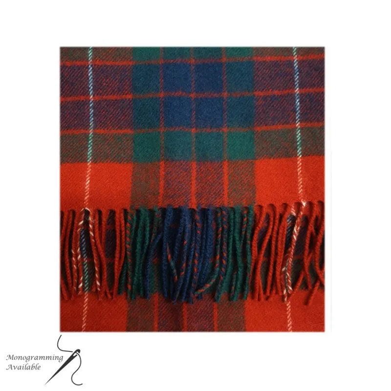 EMBROIDERED LAMBSWOOL SCARF 【RED】 Lambswool Scarf Red With Dragon Embroidery - Etsy