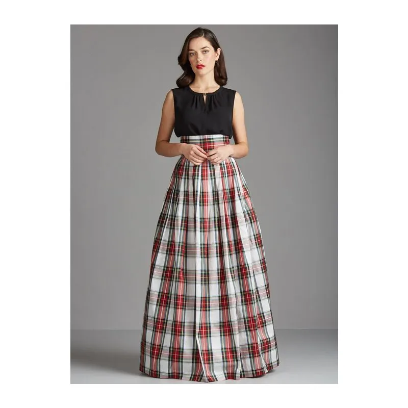 The Lochroma evening skirt in softly gathered 100% pure silk tartan - Made  to Order - Kinloch Anderson