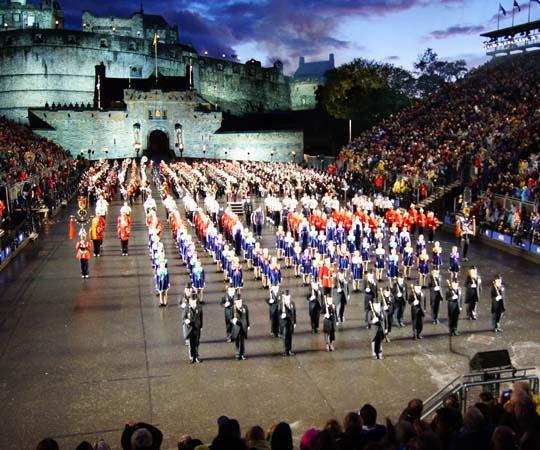 Deirdre Kinloch Anderson performs in the Edinburgh Military Tattoo Aug 2011