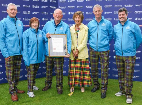 Scotland's Golf Coast Tartan launched at Pro-Am Tartan Day