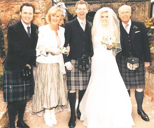 Kennedy Dalton wears Kinloch Anderson for his daughters Wedding