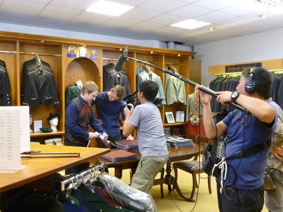 NHK Japan TV Documentray Visit to Kinloch Anderson - August 2015