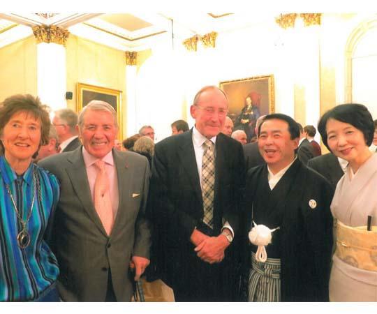 The Edinburgh Japanese Consul hold a reception for the Japanese Emperor