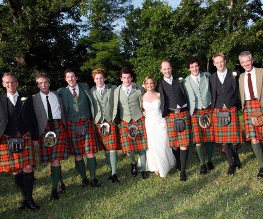 Look Your Best at your Wedding in a Kinloch Anderson Kilt August 2011