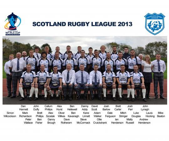 The Scottish Rugby League Team dress up in the MatchPoint Tartan