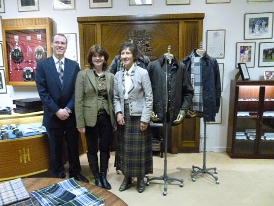 Barbour Dress Tartan Collection PR Event at Kinloch Anderson 28th January 2014