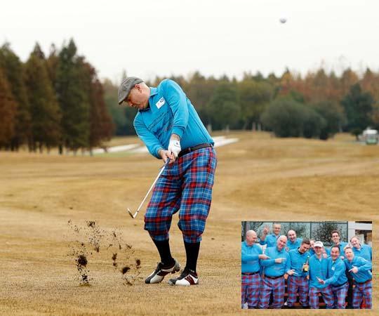 Shanghai Scottish Tartan makes it's debut on the golf course