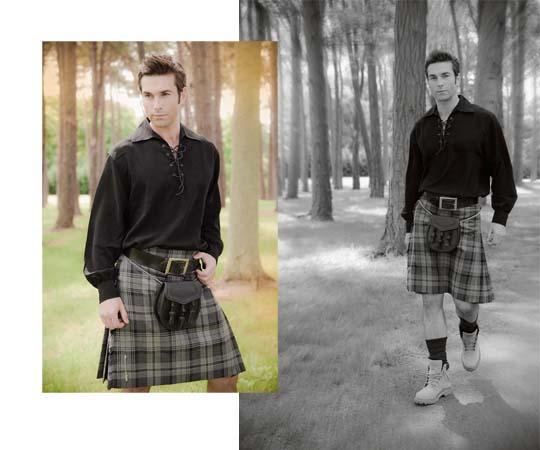Kinloch Anderson Breacan - a more casual look.