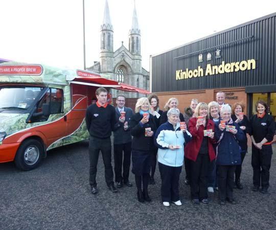 Yorkshire Tea visit Kinloch Anderson - "Let's have a proper brew"