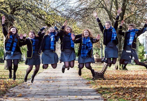 St Margaret's School for Girls - Aberdeen sport their new Kinloch Anderson Lambswool Scarves