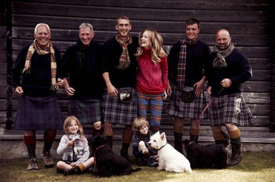 Kinloch Anderson Kilts in Boden Photoshoot