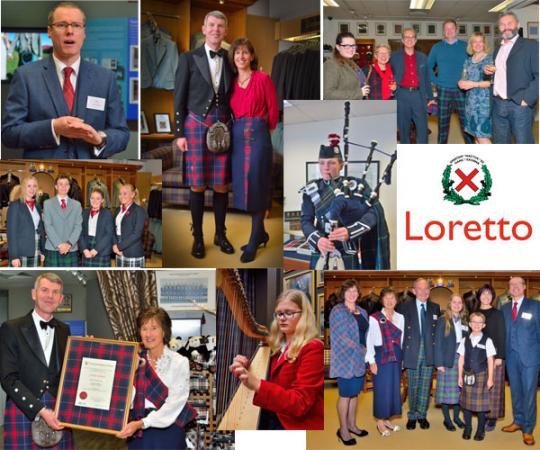 Loretto School Tartan Officially Launched at Kinloch Anderson - November 2015