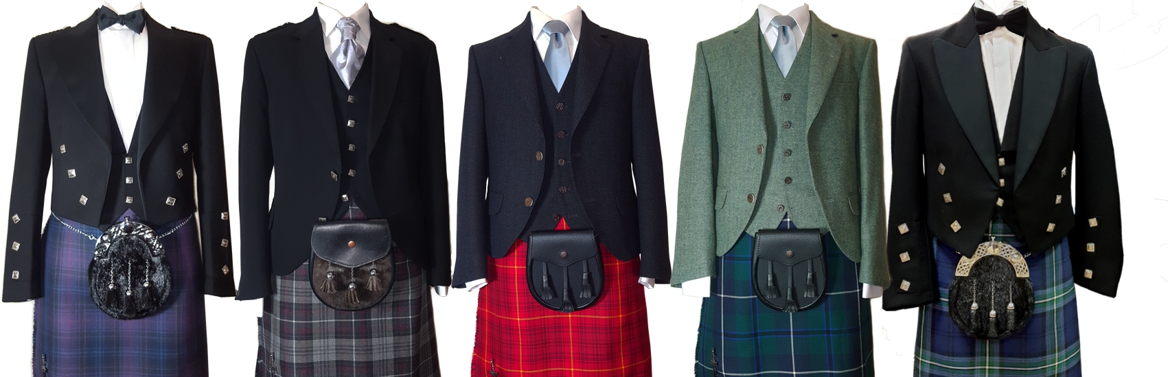 Highland Dress and Kilt Hire at Kinloch Anderson