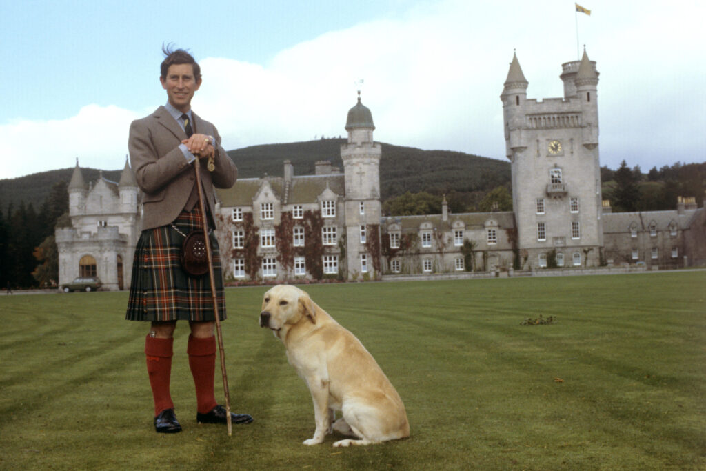 HM The King in The Balmoral Estate