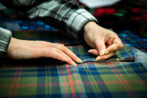 King Charles III Tartan Making the Kilt